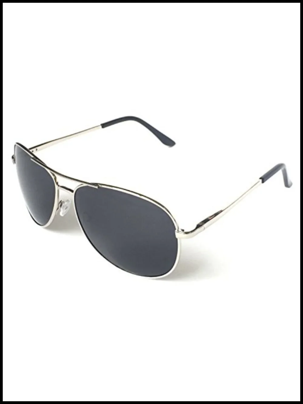 Polarized Aviator Sunglasses, UV400 Protection, Metal Frame, Spring Hinges
